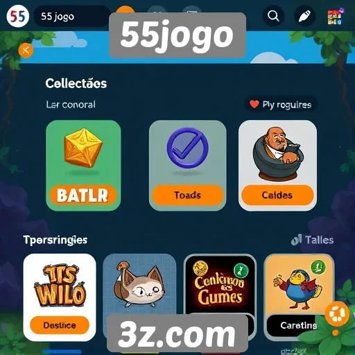 Nova interface do 55jogo melhora experiência do usuário